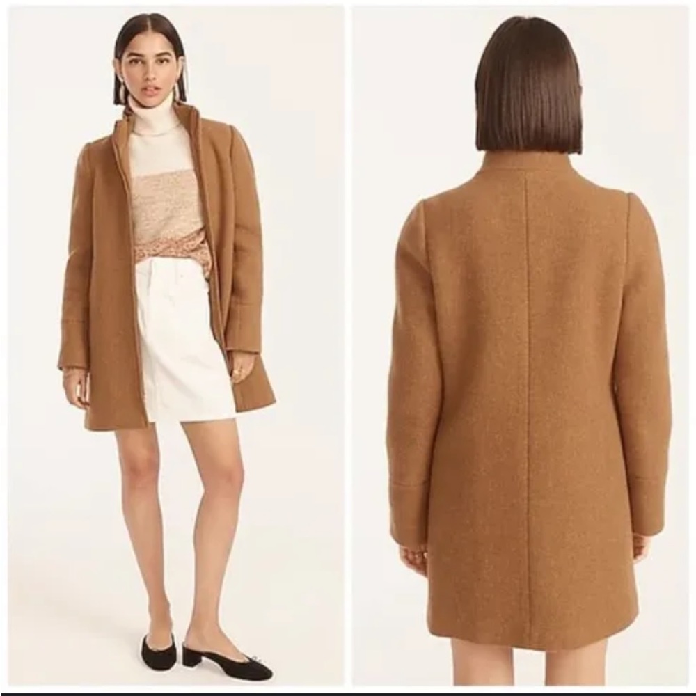 J Crew Wool Camel Coat